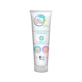 Bio Smile Aloe Vera-Muz Aromalı 50 ml 0-3 Yaş Organik Bebek Diş Macunu