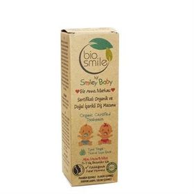Bio Smile Aloe Vera-Muz Aromalı 50 ml 0-3 Yaş Organik Bebek Diş Macunu