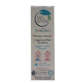 Bio Smile Aloe Vera-Muz Aromalı 50 ml 0-3 Yaş Organik Bebek Diş Macunu