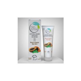 Bio Smile Beyazlatıcı 75 ml Nane & Papaya Ve Aloevera Diş Macunu