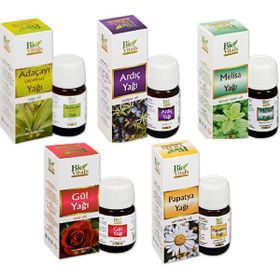 Bio Vitals 20 ml Ada Çayı+20 ml Ardıç+20 ml Melisa+20 ml Gül+20 ml Papatya Yağı