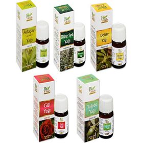 Bio Vitals 20 ml Ada Çayı+20 ml Biberiye+20 ml Defne+20 ml Gül+20 ml Jojoba Yağı