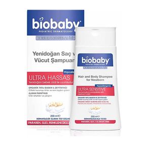 Biobaby 200 ml Yenidoğan Saç Ve Vücut Şampuanı