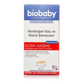 Biobaby 200 ml Yenidoğan Saç Ve Vücut Şampuanı
