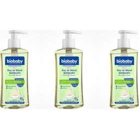 Biobaby 3x500 ml Saç ve Vücut Şampuanı