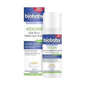 Biobaby Atocare Ultra Hassas Çok Kuru Ciltler İçin 100 Ml Krem