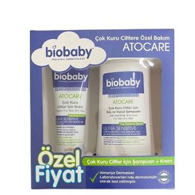 Biobaby Kuru Ve Çok Kuru Ciltler İçin Şampuan Ve Krem Seti