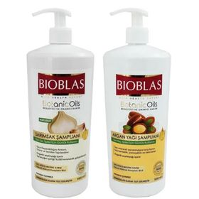 Bioblas 1000 ml Kokusuz Sarımsak Şampuanı + 1000 ml Argan Yağı Şampuanı