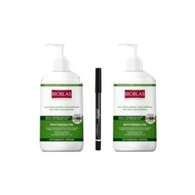 Bioblas 2 Adet Biomen Pytokeratin Kuru-Yıpranmış Saçlar 1000ML Şampuan