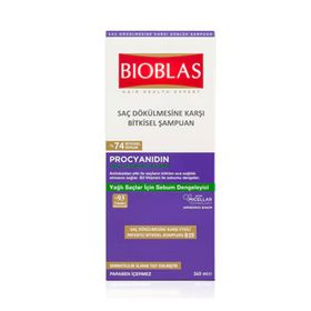 Bioblas 360 ml Procyanidin Yağlanma ve Dökülme Karşıtı Şampuan