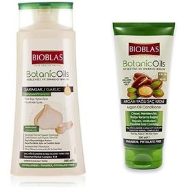 Bioblas 360 ml Sarımsak Şampuan+250 ml Argan Saç Kremi