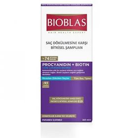 Bioblas 360x4 1440 ml Procyanidin Biotin Saç Dökülmesine Karşı Anti Stress Şampuan