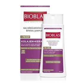 Bioblas 5x360 ml Kolajen Keratin Saç Dökülmesine Karşı Bitkisel Şampuan