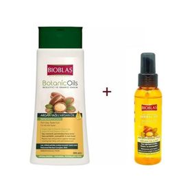 Bioblas Argan Yağı 300 ml Şampuan + 100 ml Argan Bakım Yağı