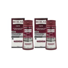 Bioblas B19 2×360 ml Forte Complex Yoğun Saç Dökülmelerine Karşı Bitkisel Şampuan