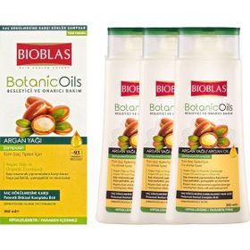 Bioblas Botanic Oils 3x360 ml Argan Yağı Şampuanı