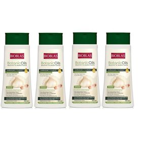 Bioblas Botanic Oils Sarımsak 4x300 ml Şampuan