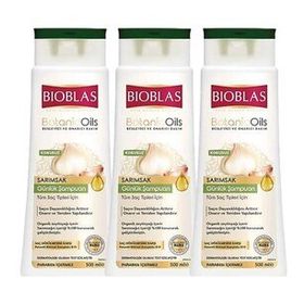 Bioblas Botanicoils Sarımsak 3x500 ml Günlük Şampuan