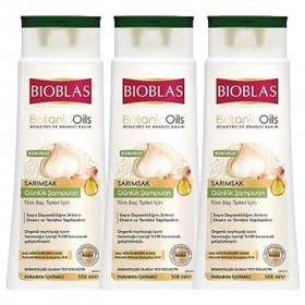 Bioblas Botanicoils Sarımsak 3x500 ml Günlük Şampuan