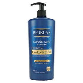 Bioblas Çinko ve Kafein 2'si 1 Arada 900 ml Kepeğe Karşı Şampuan