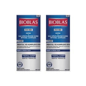 Bioblas For Men Kepek ve Saç Dökülmesine Karşı 2x360 ml Bitkisel Şampuan