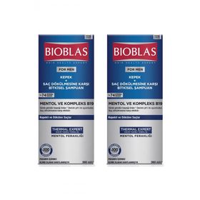 Bioblas For Men Kepek ve Saç Dökülmesine Karşı 2x360 ml Bitkisel Şampuan