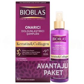Bioblas Kolajen Keratin 360 ml Şampuan + 200 ml Sıvı Saç Kremi
