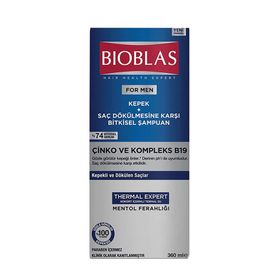 Bioblas Men Kepeğe ve Saç Dökülmesine Karşı Etkili 360 ml Şampuan