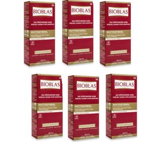 Bioblas Phytosterol Sarmaşık Bitki Eksttresi Sağlıklı Uzama Etkili 6x360 ml Şampuan