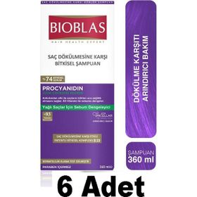Bioblas Procyanidin 6x360 ml Yağlı Saçlar Şampuan