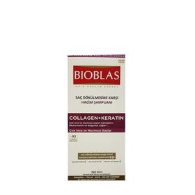 Bioblas Saç Dökülmesine Karşı Enerji Collagen+Keratin 6x360 ml Şampuan