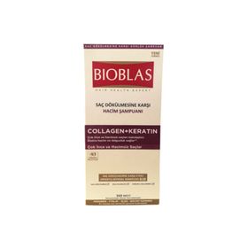 Bioblas Saç Dökülmesine Karşı Enerji Collagen+Keratin 6x360 ml Şampuan