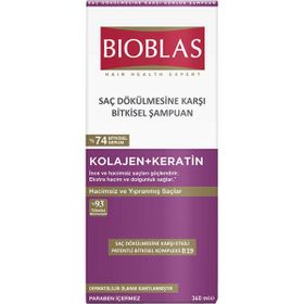 Bioblas Saç Dökülmesine Karşı Etkili Collagen Keratin 360 ml Şampuan