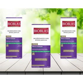 Bioblas Saç Dökülmesine ve Yağlanmaya Karşı 3x360 ml Şampuan