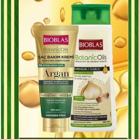 Bioblas Sarımsaklı 360 ml Şampuan 360 + 250 ml Saç Kremi