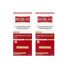 Bioblas Sarmaşık Bitki Özlü Saç Dökülmesine Karşı 2x360 ml Şampuan