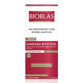 Bioblas Sarmaşık Bitki Özlü Saç Dökülmesine Karşı 3x360 ml Şampuan