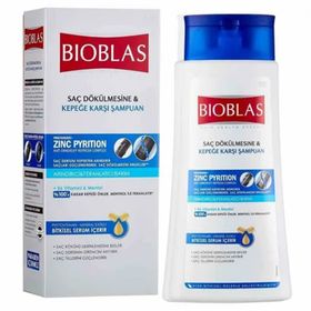 Bioblas Zinc Pyrition Saç Dökülmesine ve Kepeğe Karşı 360ml Şampuan