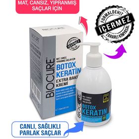 Biocure 250 ml Botoks Keratin Extra Saç Bakım Kremi