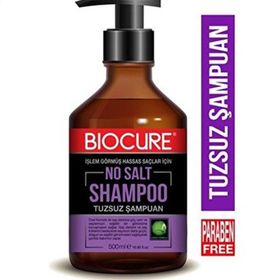 Biocure 500 ml İşlem Görmüş Hassas Saçlar İçin Tuzsuz Şampuan