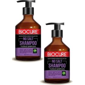 Biocure Tuzsuz Parabensiz 2x500 ml Arındırıcı Saç Bakım Şampuanı