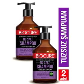Biocure Tuzsuz Parabensiz 2x500 ml Arındırıcı Saç Bakım Şampuanı