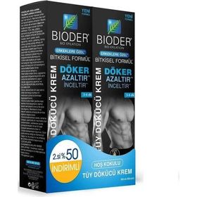 Bioder 2x100 ml Erkeklere Özel Tüy Dökücü Krem