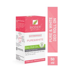 Bioder Antiperspırant Pure&White 50 ml Roll-on