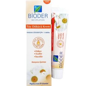 Bioder Bio Epilation Papatya Özlü Hassas Cilt 40 ml Tüy Dökücü Krem