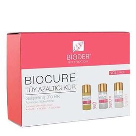 Bioder Biocure 3x5 ml Tüy Azaltıcı Kür Yüz Serumu