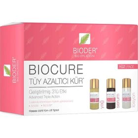 Bioder Biocure Yüz İçin 3'lü Etki 3x5 ml Tüy Azaltıcı Kür