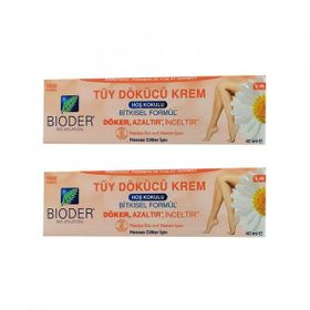 Bioder Bitkisel Formül 40 ml 2 Adet Tüy Dökücü Krem