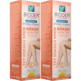 Bioder Bitkisel Formül 40 ml 2 Adet Tüy Dökücü Krem