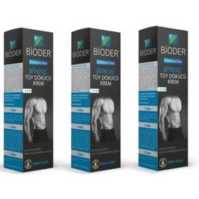 Bioder Erkek 3'lü 100 ml Tüy Dökücü Krem